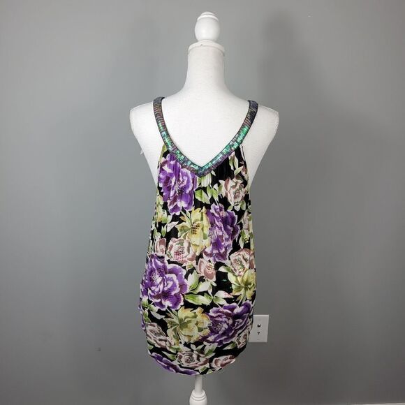 Free People Floral Sleeveless Blouse. Multi-Colored SP#26 - Picture 7 of 13